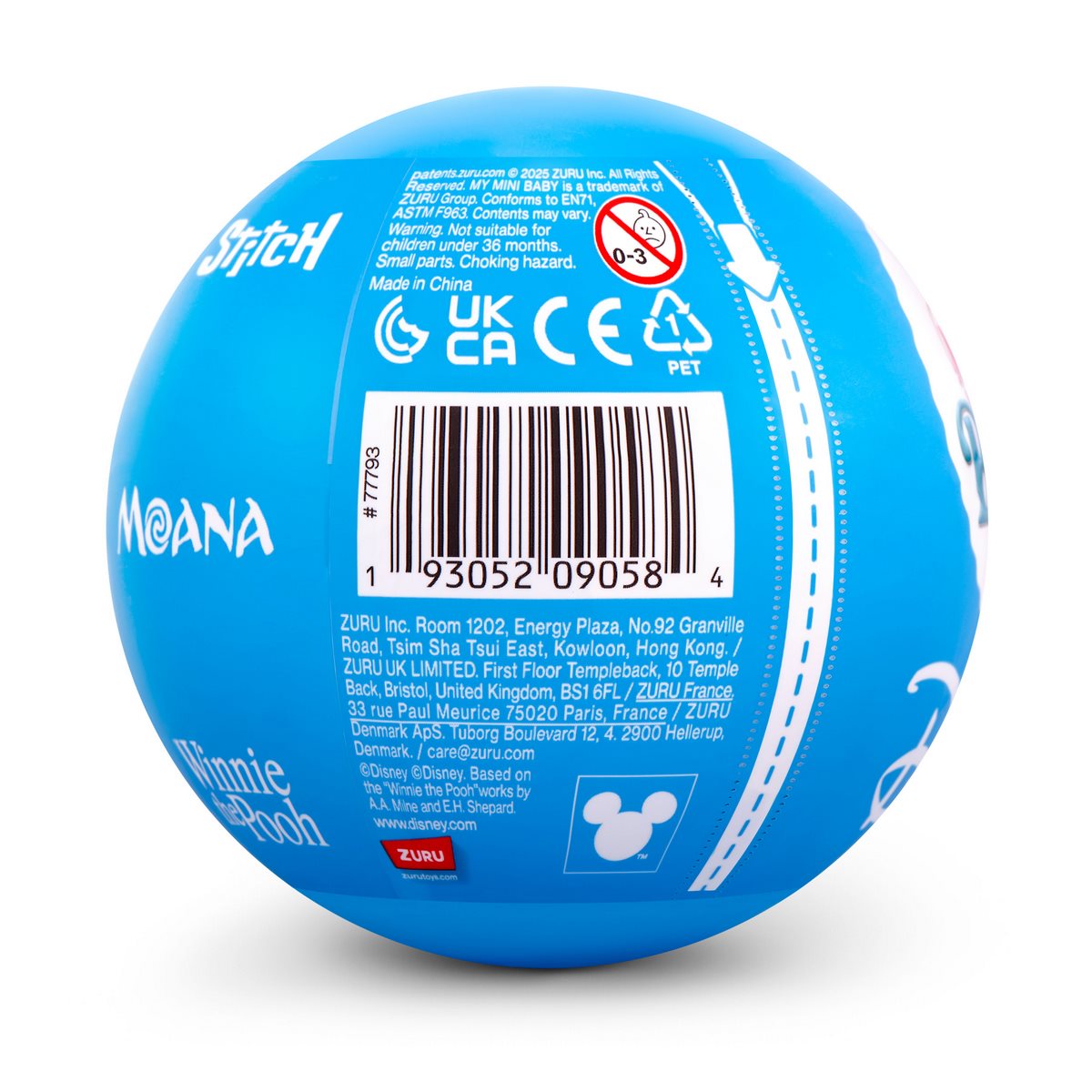 Bola 5 Sorpresas Serie My Mini Babys Disney De Zuru