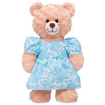 Vestido Floral Azul Build-a-bear