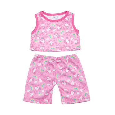 Pijama Sin Mangas Hello Kitty Pastel Sanrio Build-A-Bear