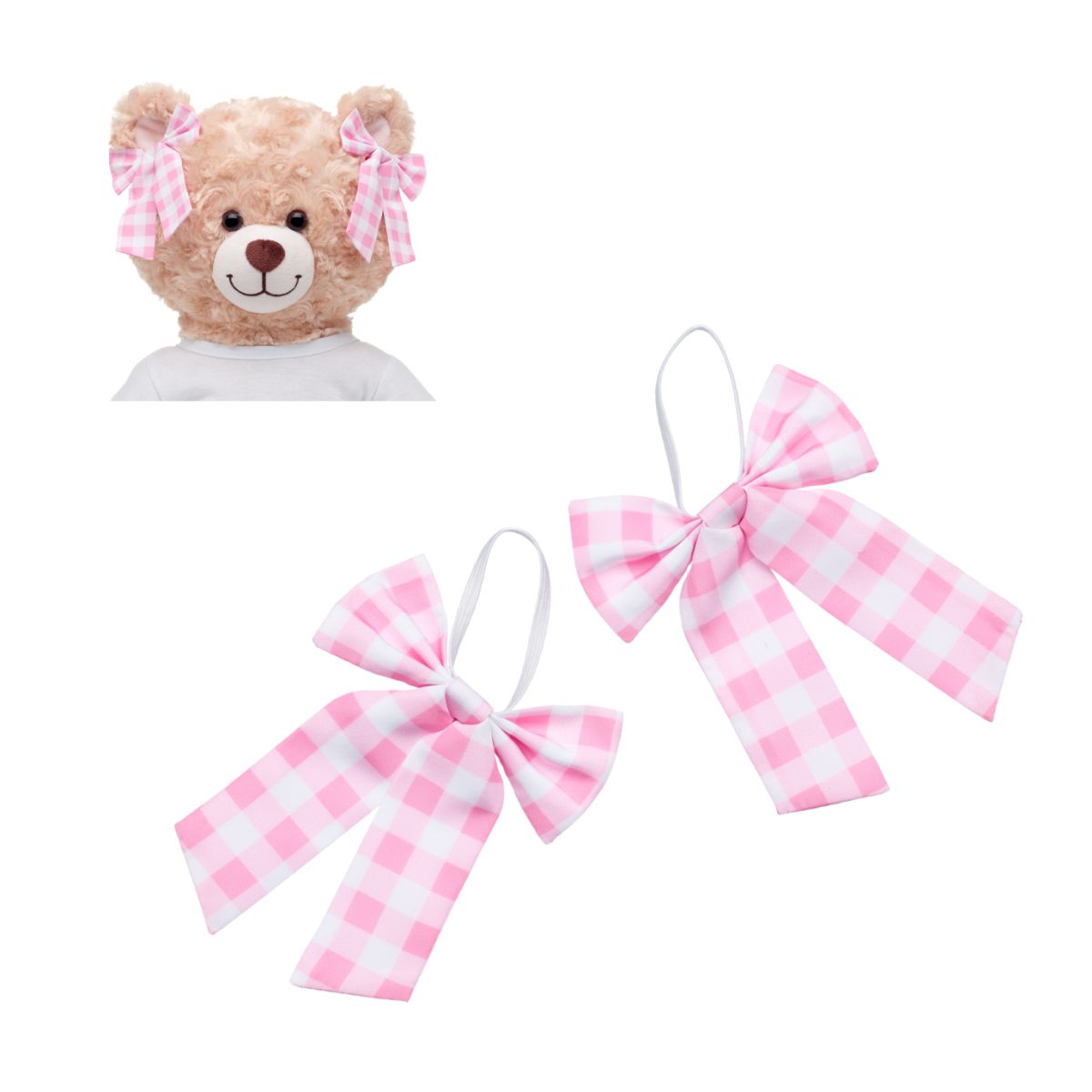 Set Cintas Cuadrille Rosadas Build-a-bear