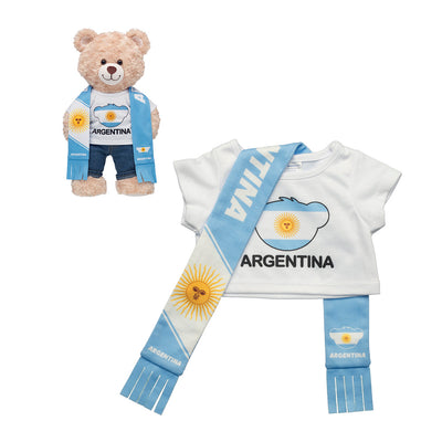 Set Polera Y Bufanda Argentina Build-a-bear