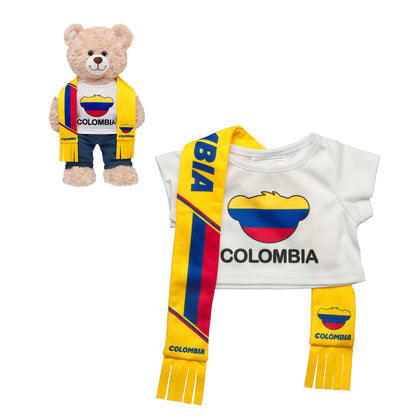 Set Polera Y Bufanda Colombia Build-a-bear