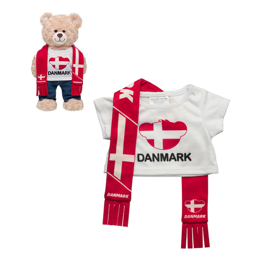 Set Polera Y Bufanda Dinamarca Build-a-bear
