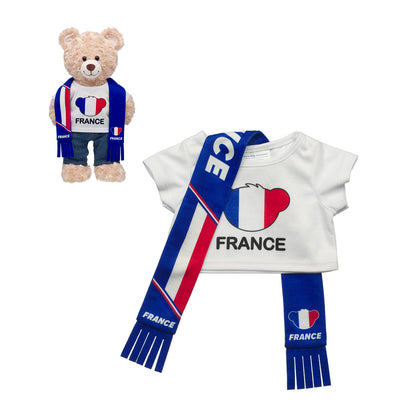 Set Polera Y Bufanda Francia Build-a-bear
