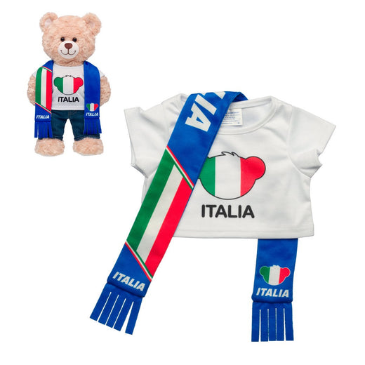 Set Polera Y Bufanda Italia Build-a-bear