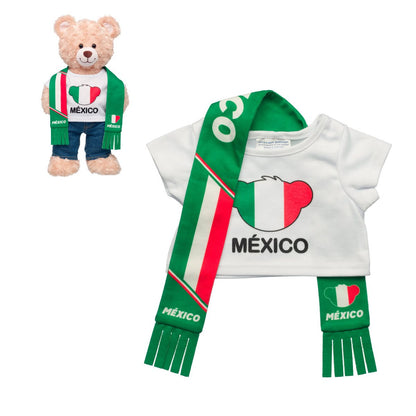 Set Polera Y Bufanda Mexico Build-a-bear