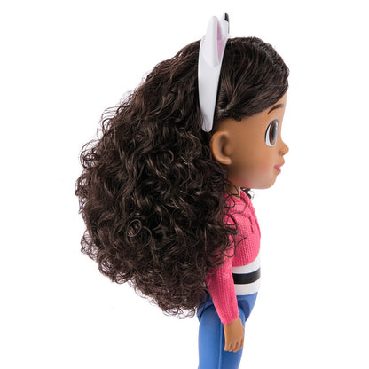 Gabby Muñeca 30 Cm Con Cintillo Gato
