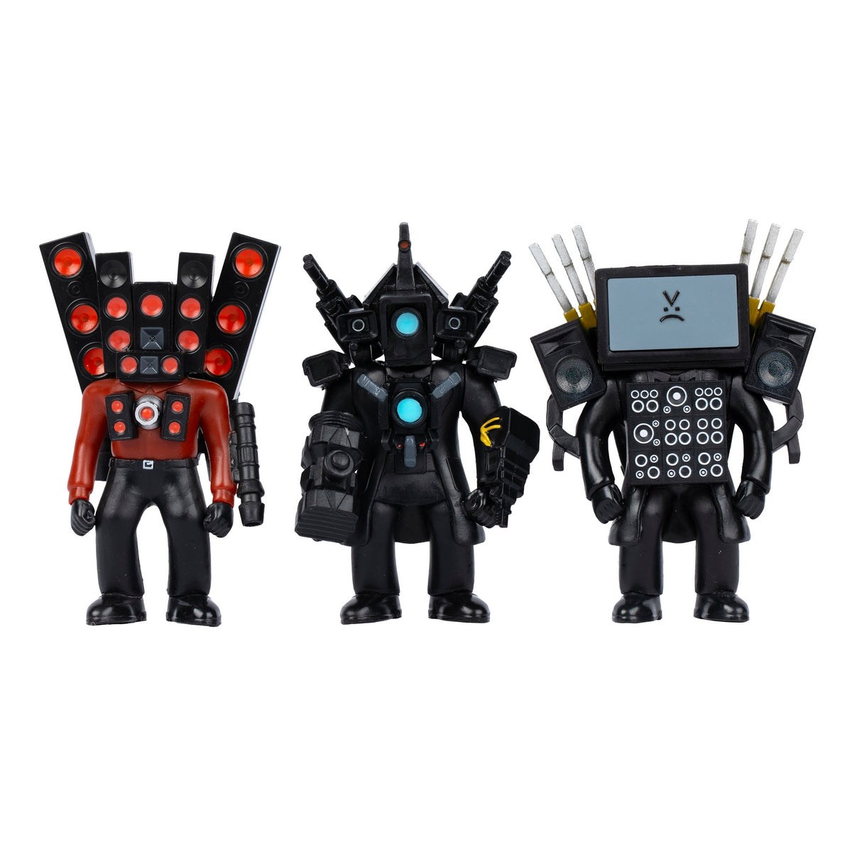 Skibidi Toilet Pack De 3 Figuras