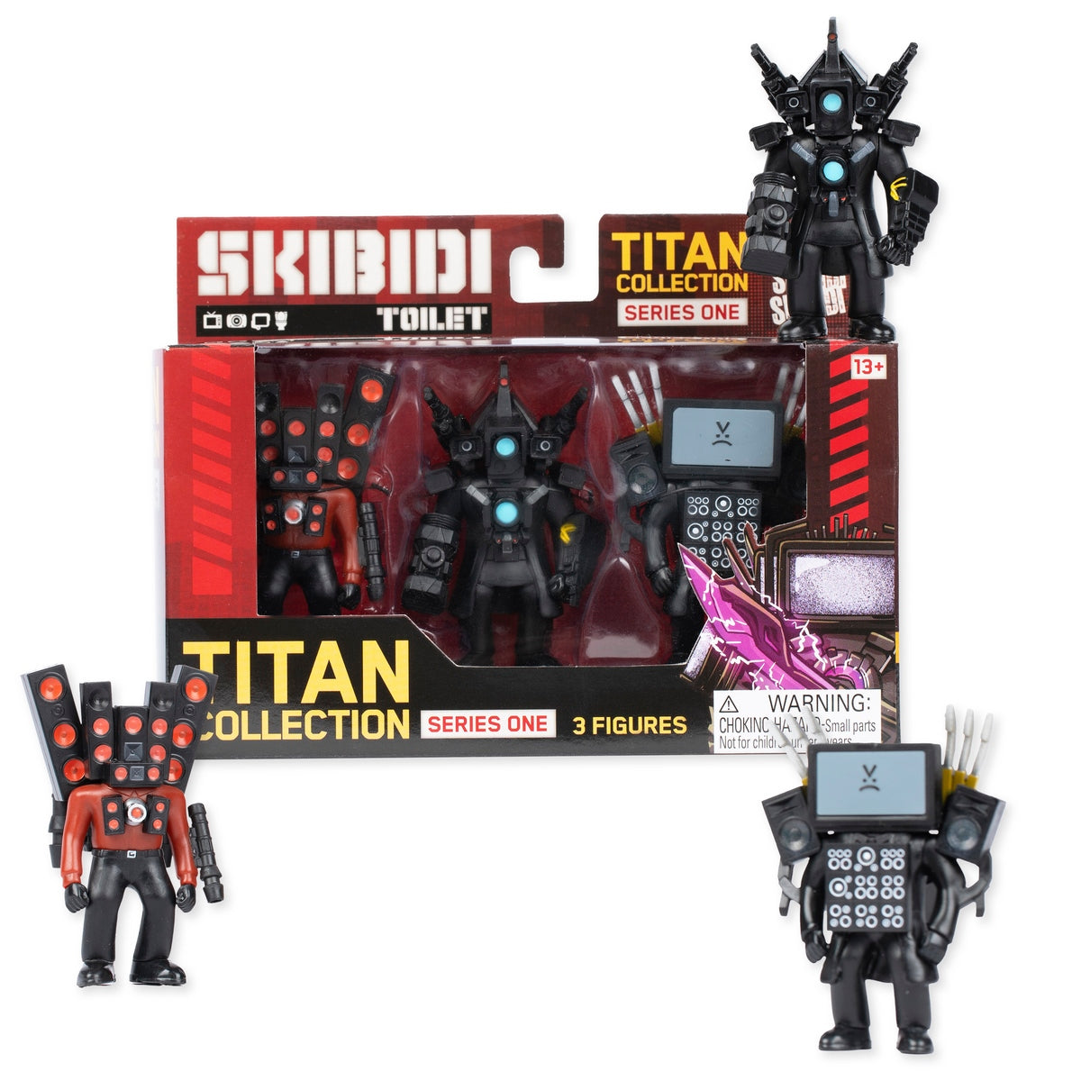 Skibidi Toilet Pack De 3 Figuras