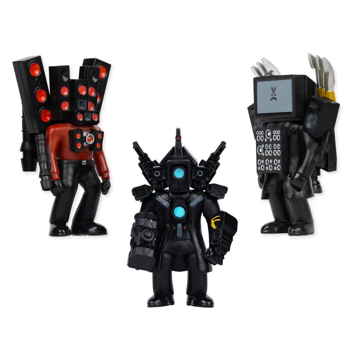 Skibidi Toilet Pack De 3 Figuras