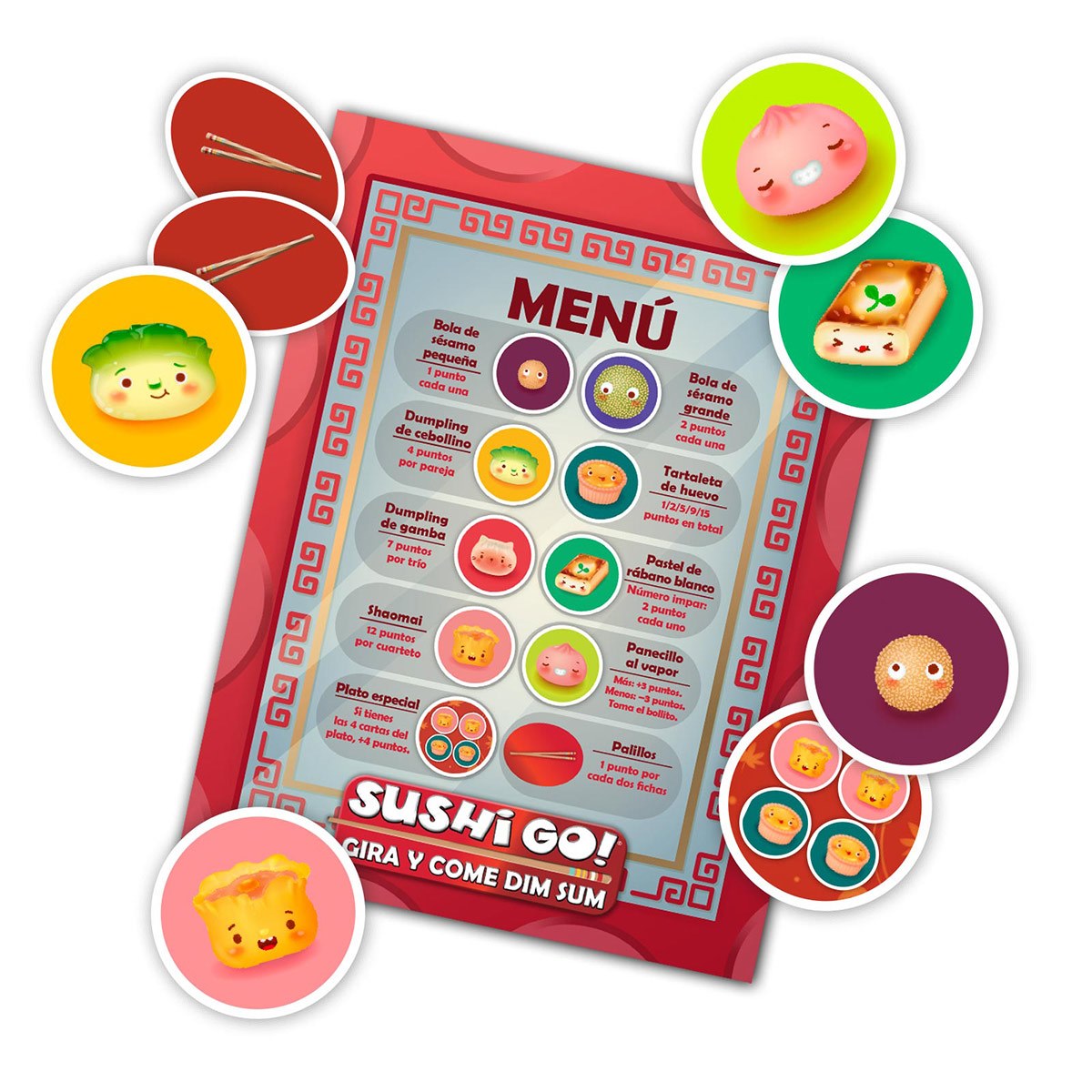 Sushi Go Gira Y Come