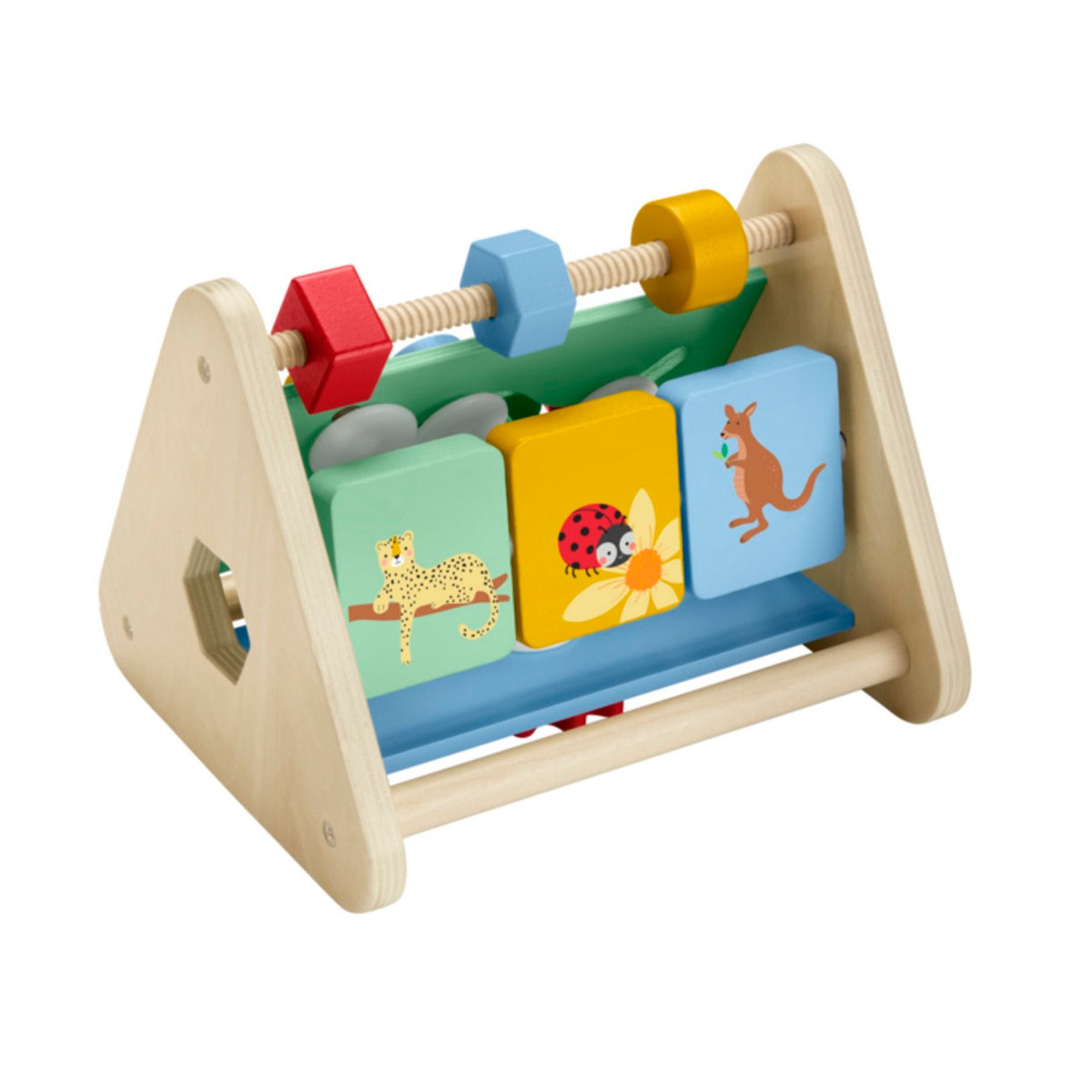 Fisher-Price Juguete Triángulo De Actividades De Madera