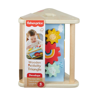 Fisher-Price Juguete Triángulo De Actividades De Madera