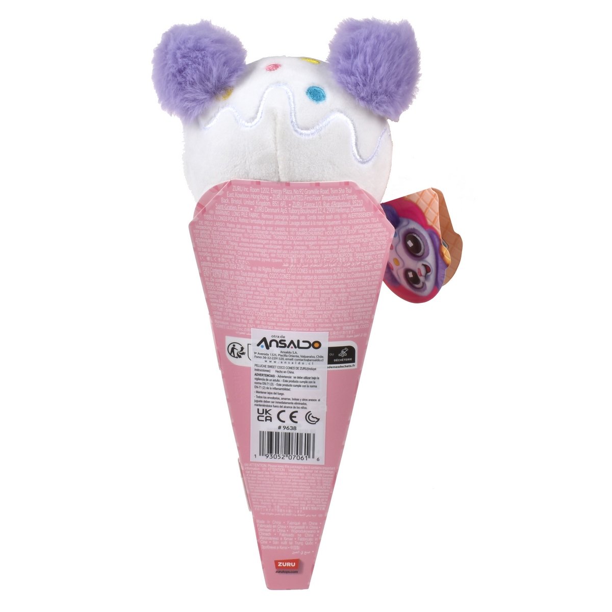 Peluche Sweet Coco Cones De Zuru - Perry