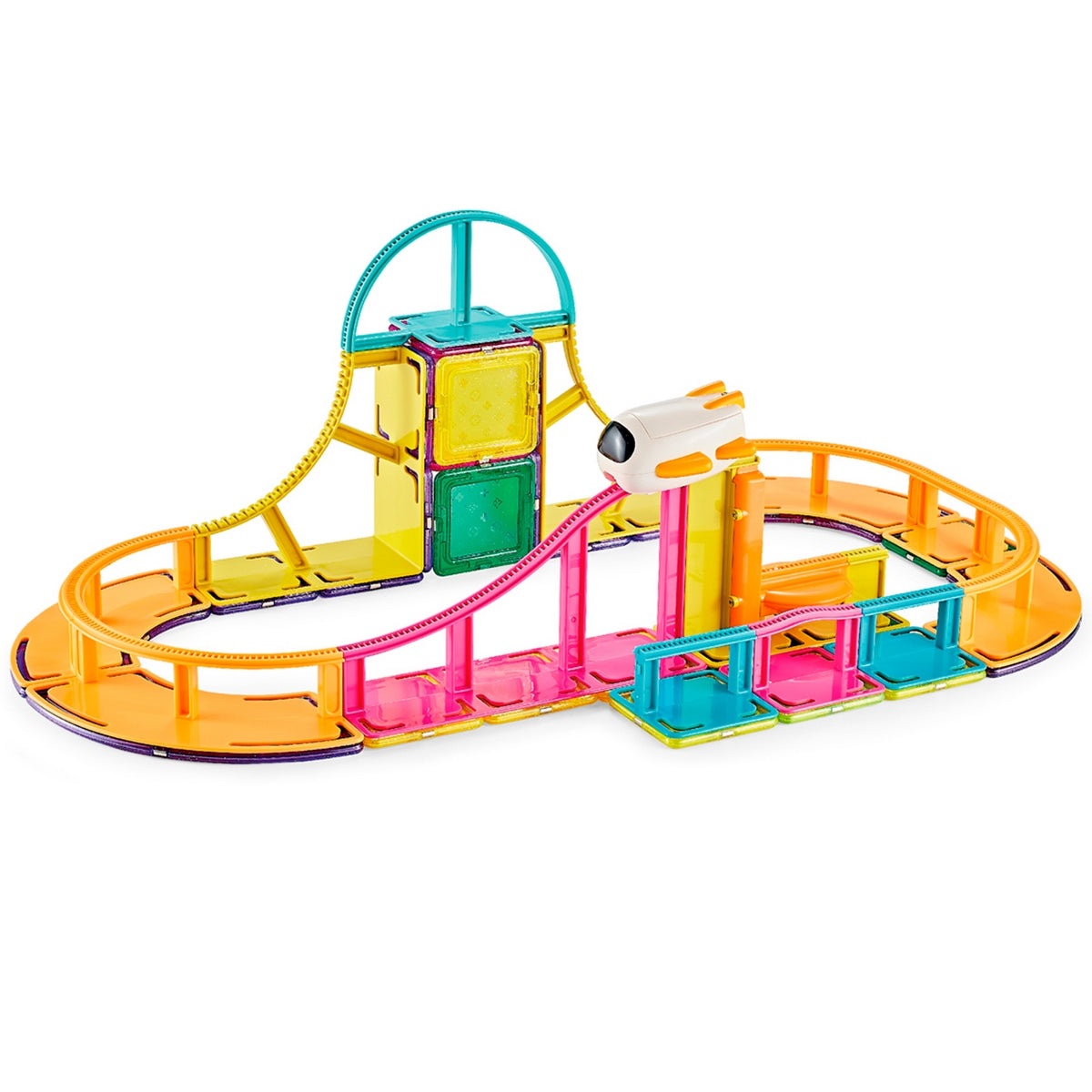 Pista Magnetica 40 Piezas Magnetic Paradise