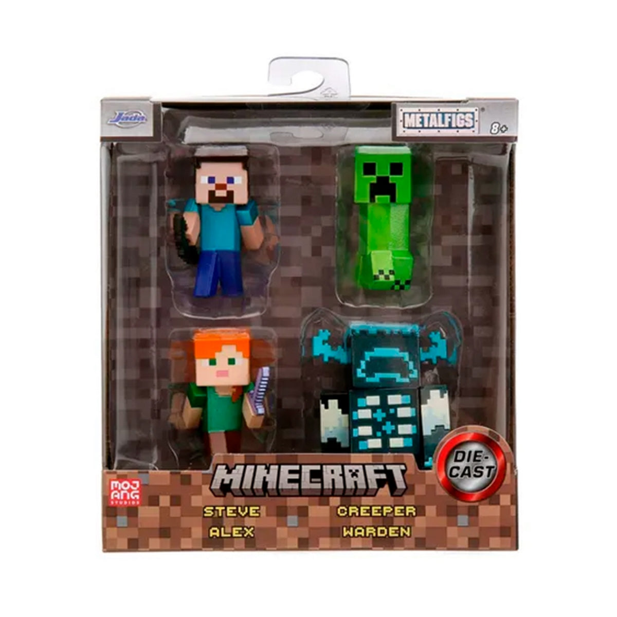 Pack 4 Figuras Minecraft 9 Cm