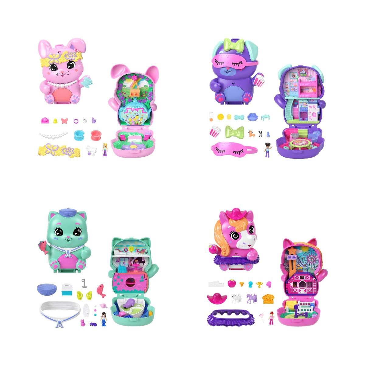 Polly Pocket  Set De Juego Mundo De Compactos De Polly