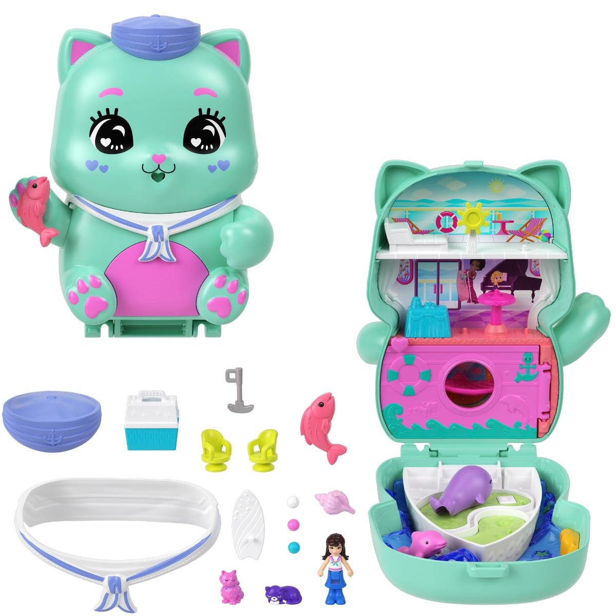 Polly Pocket  Set De Juego Mundo De Compactos De Polly