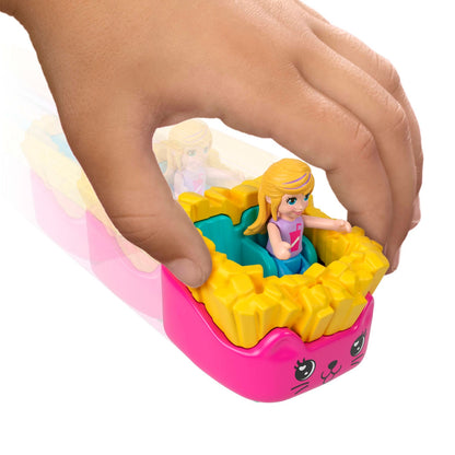 Polly Pocket  Set De Juego Compacto Reveal Comidita Rápida
