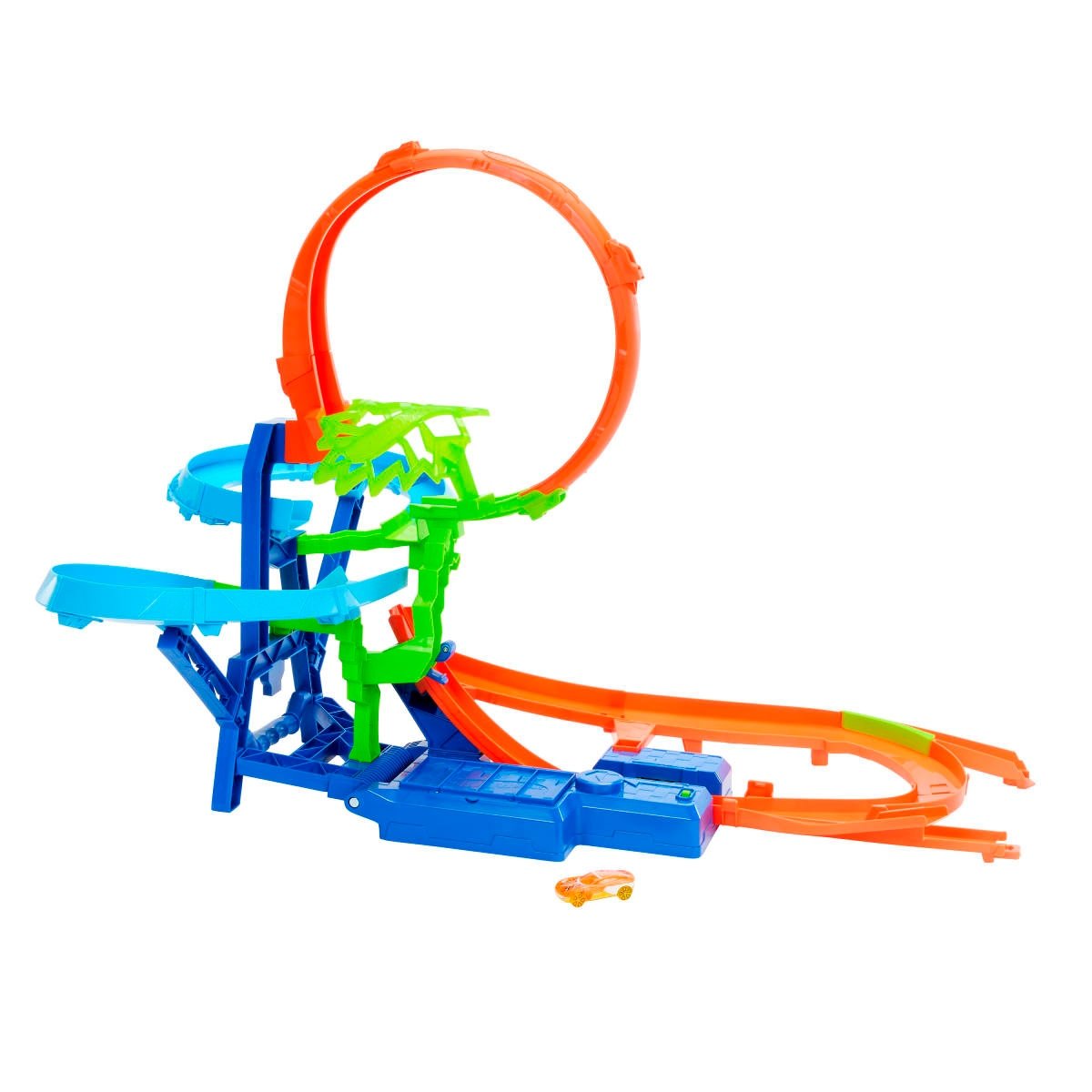 Hot Wheels Stunt Tracks Pista De Juguete Multi-Choque Aéreo