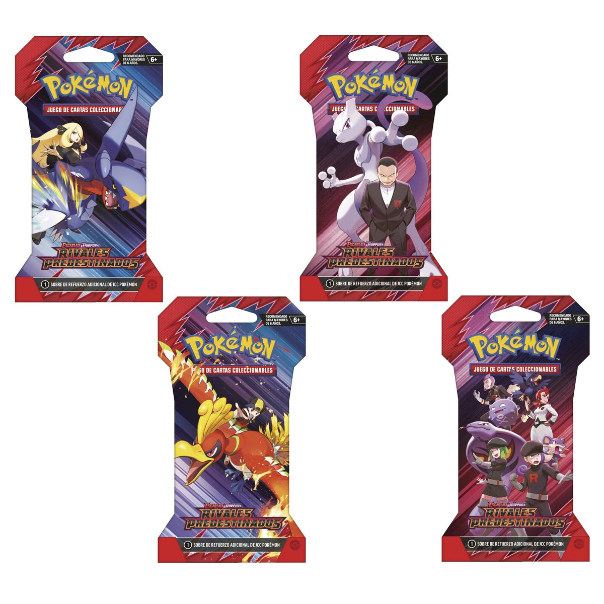 Pokémon Destined Rivals Sleeved Boosters Español