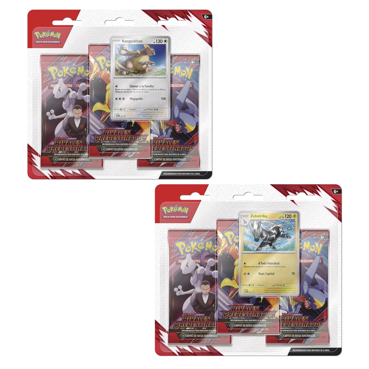 Pokémon Destined Rivals 3Pk Blister Español