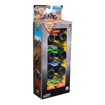 Monster Jam Set  4 Autos 1:72