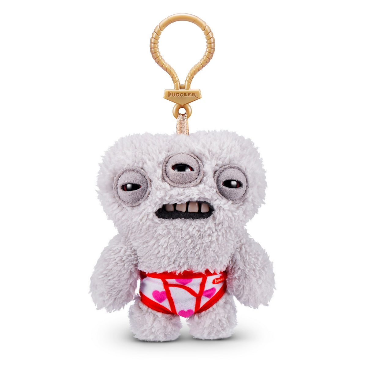 Peluche Llavero Fugglers De 13 Cms De Zuru - Gris
