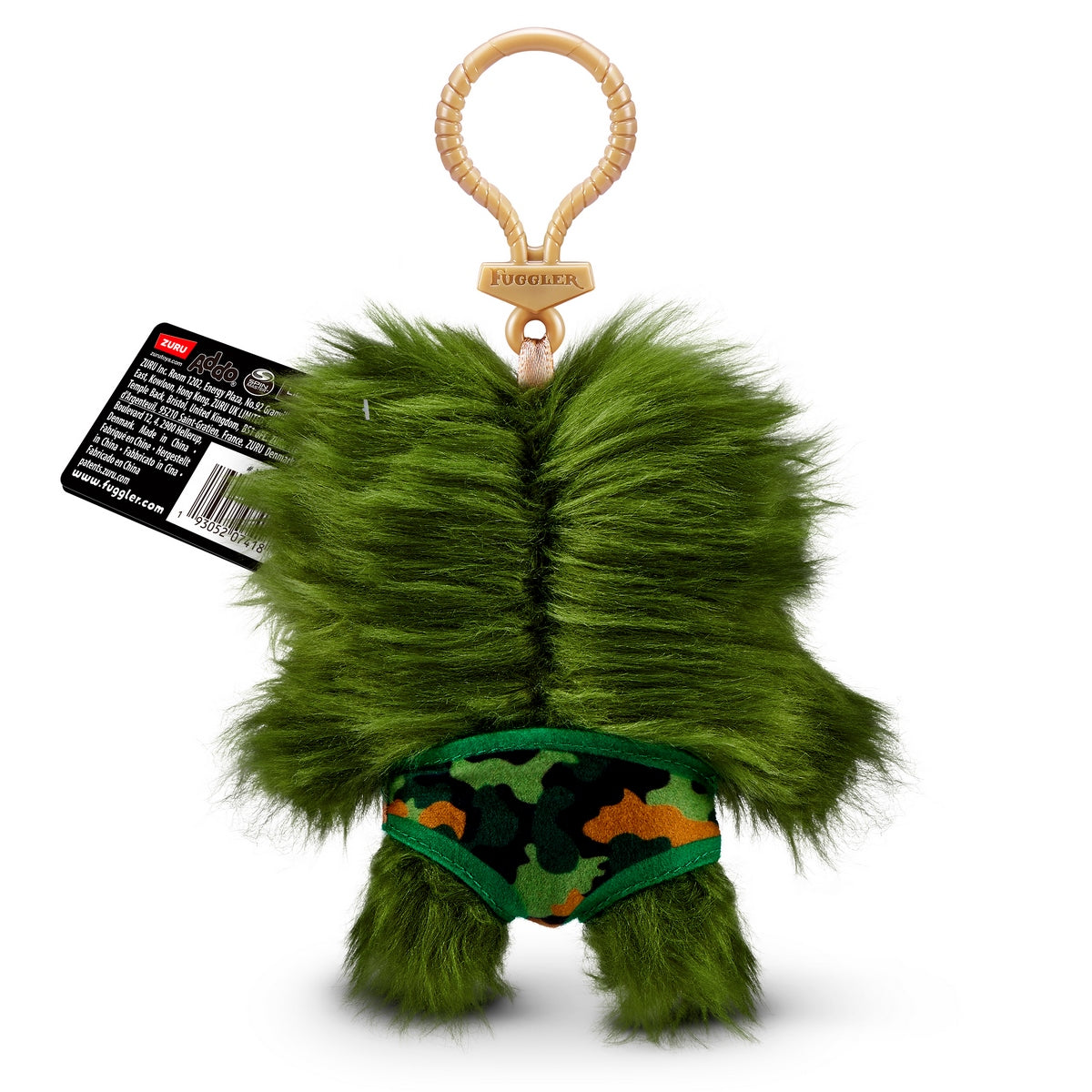 Peluche Llavero Fugglers De 13 Cms De Zuru - Verde