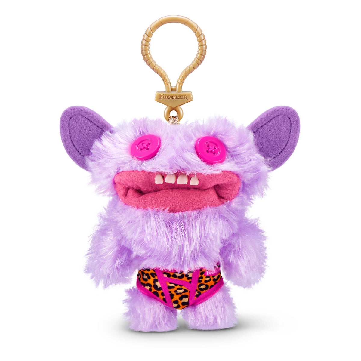 Peluche Llavero Fugglers De 13 Cms De Zuru - Lila