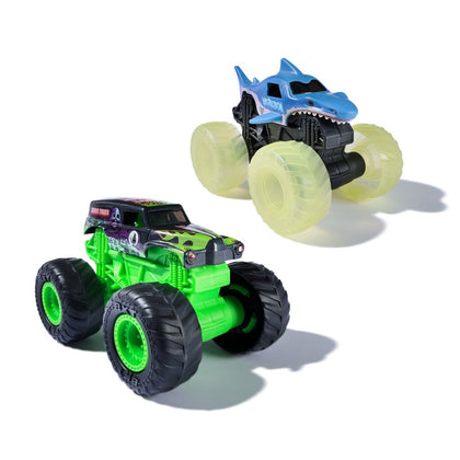 Monster Jam Pack 2 Vehículos Con Luz 1:43