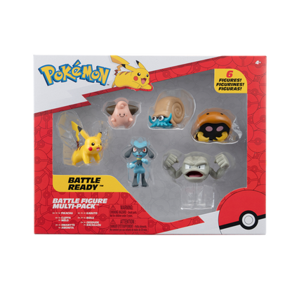 Pokemon Multipack 6 Figuras De Batalla