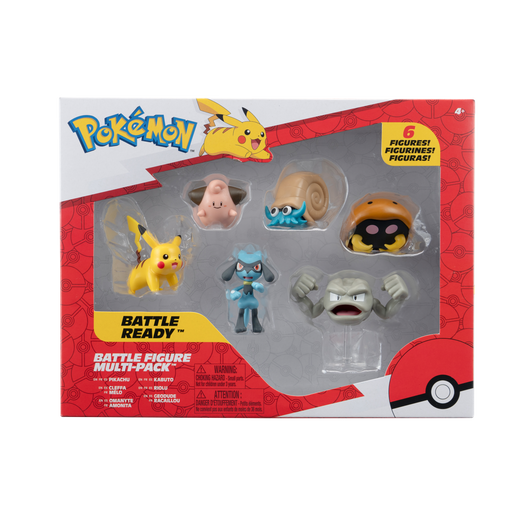 Pokemon Multipack 6 Figuras De Batalla