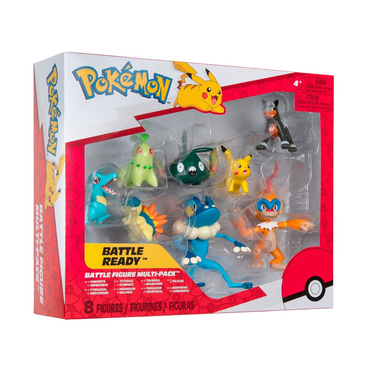 Pokemon Pack 8 Figuras De Batalla