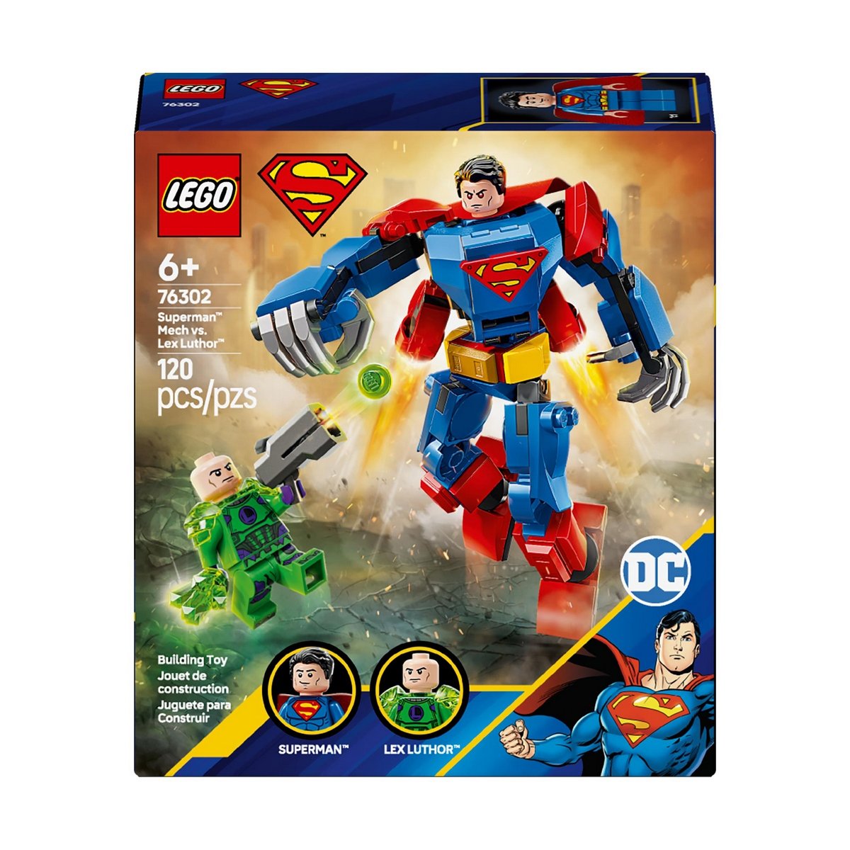 Armadura Robótica De Superman Vs. Lex  Lego Super Heroes
