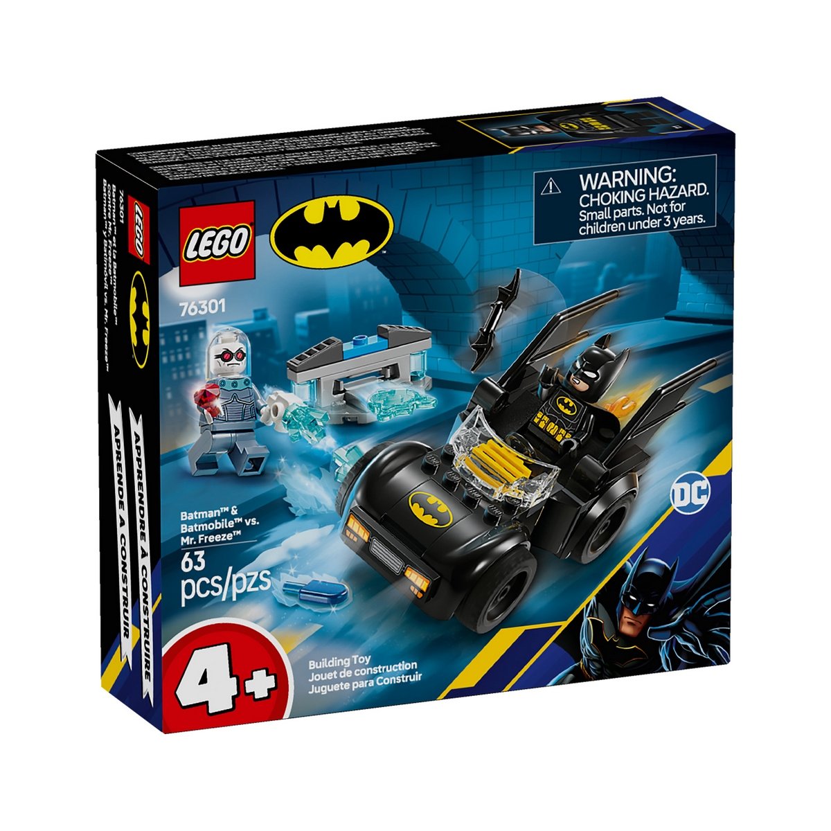 Batman Y Batmóvil Vs. Mr. Freeze Lego Super Heroes
