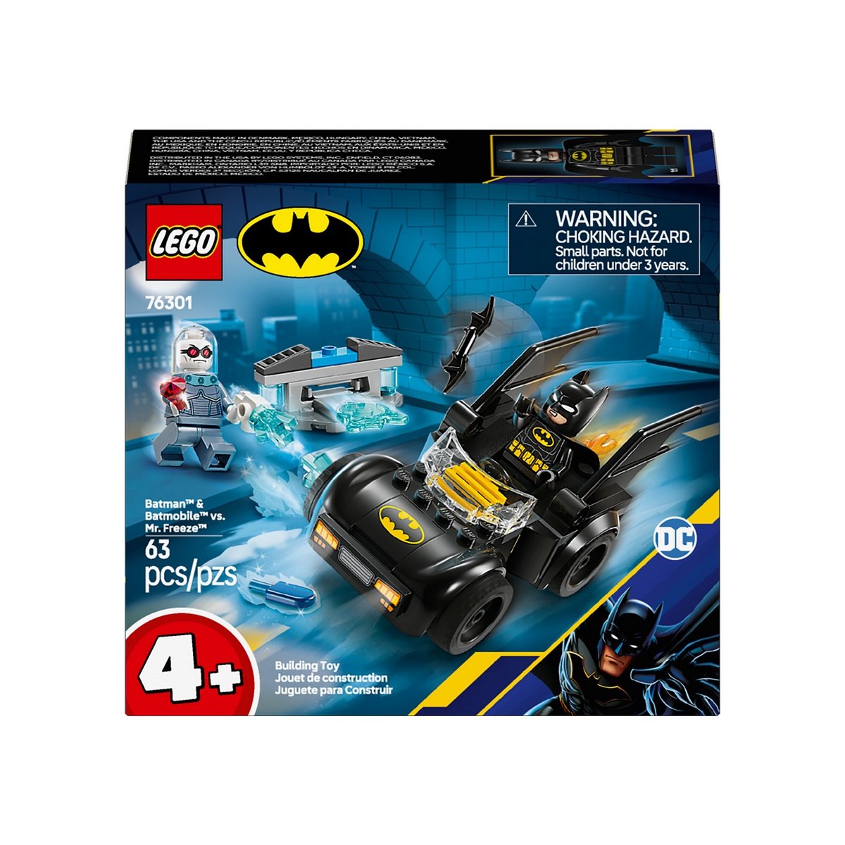 Batman Y Batmóvil Vs. Mr. Freeze Lego Super Heroes