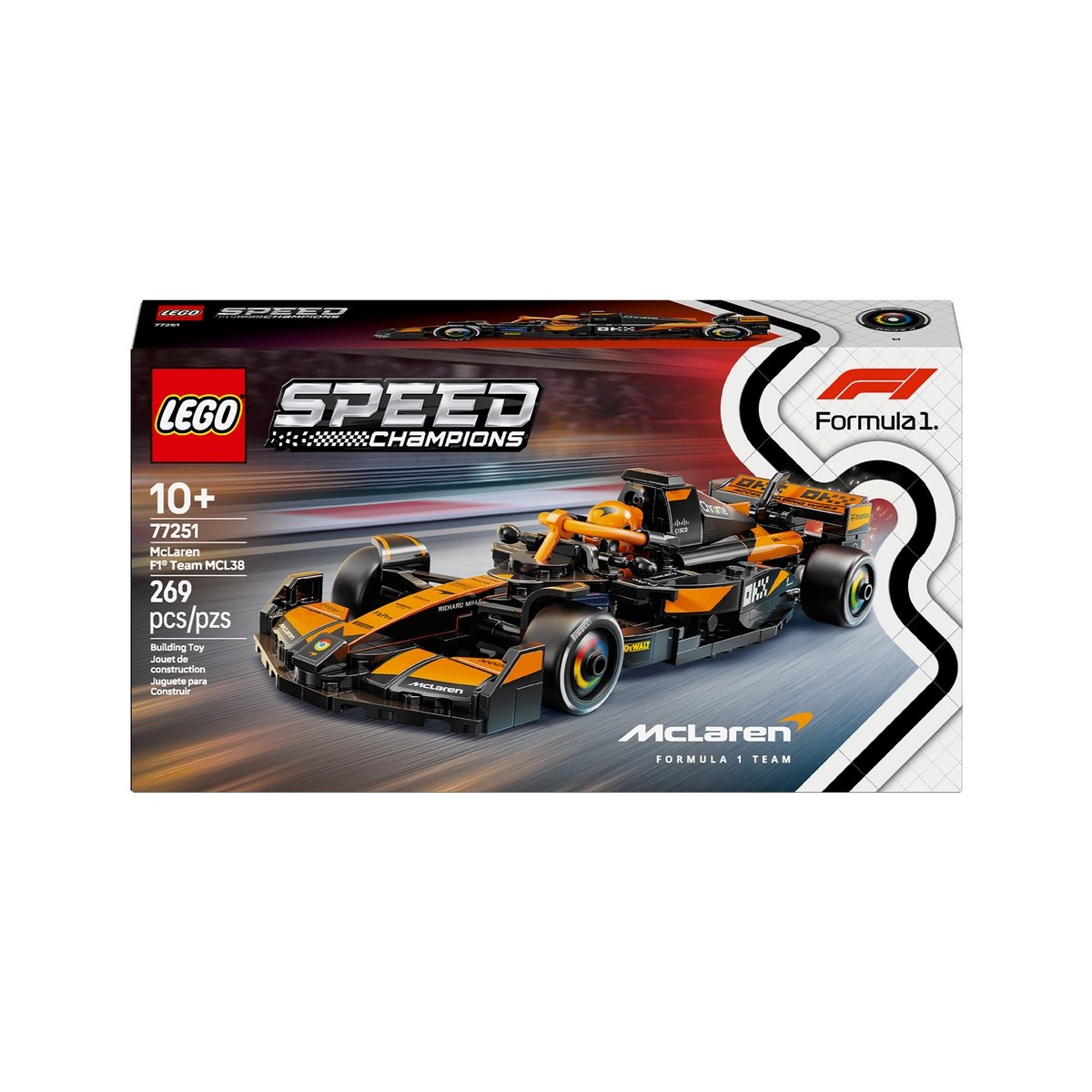 Auto De Carreras Mclaren F1 Team Mcl38 Lego Speed Champions