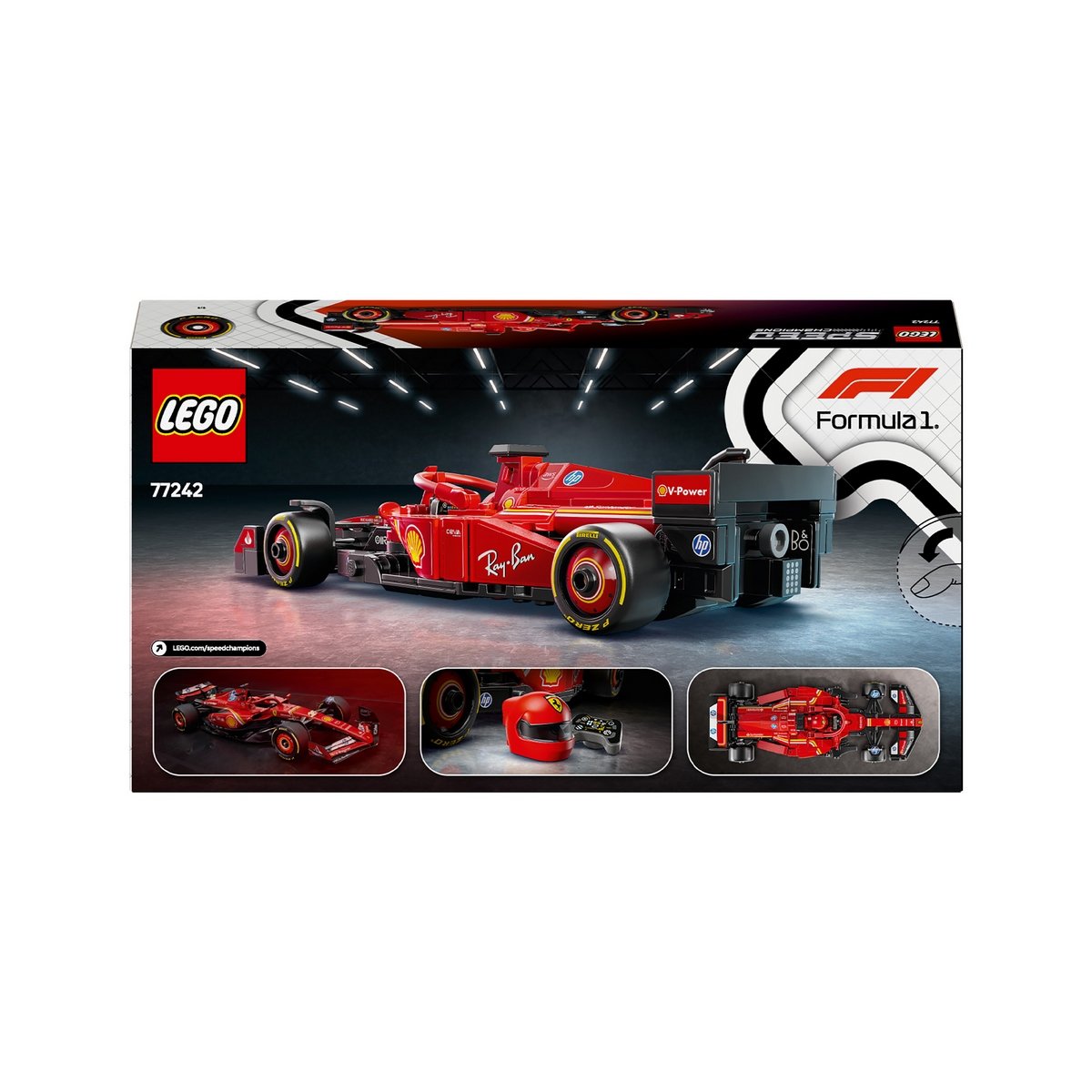 Auto De Carreras Ferrari Sf-24 F1 Lego Speed Champions