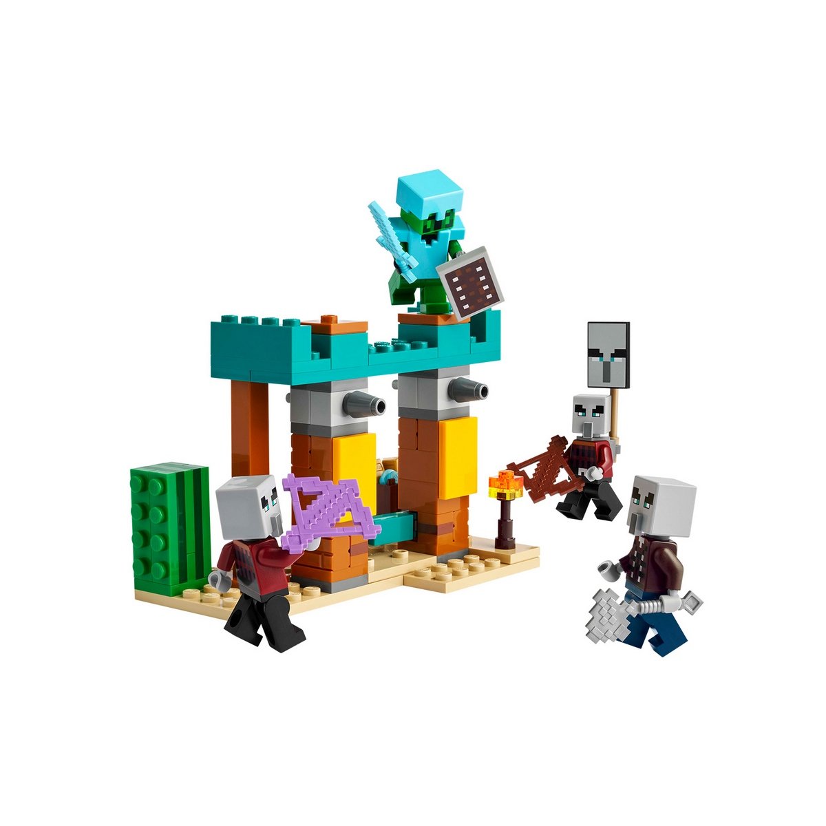La Patrulla Del Desierto De Los Maldean Lego Minecraft