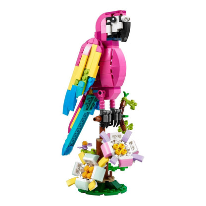 Loro Rosa Exótico Lego Creator