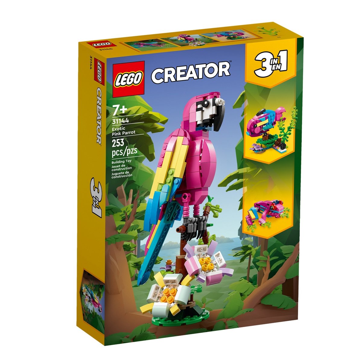 Loro Rosa Exótico Lego Creator