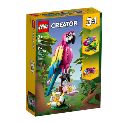 Loro Rosa Exótico Lego Creator