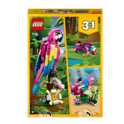 Loro Rosa Exótico Lego Creator
