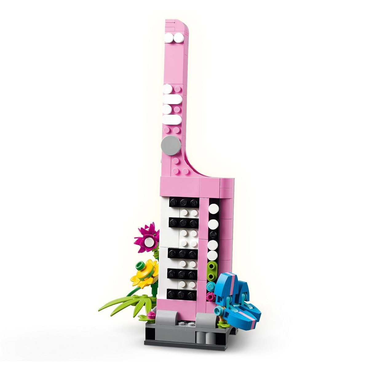 Máquina De Escribir Con Flores Lego Creator