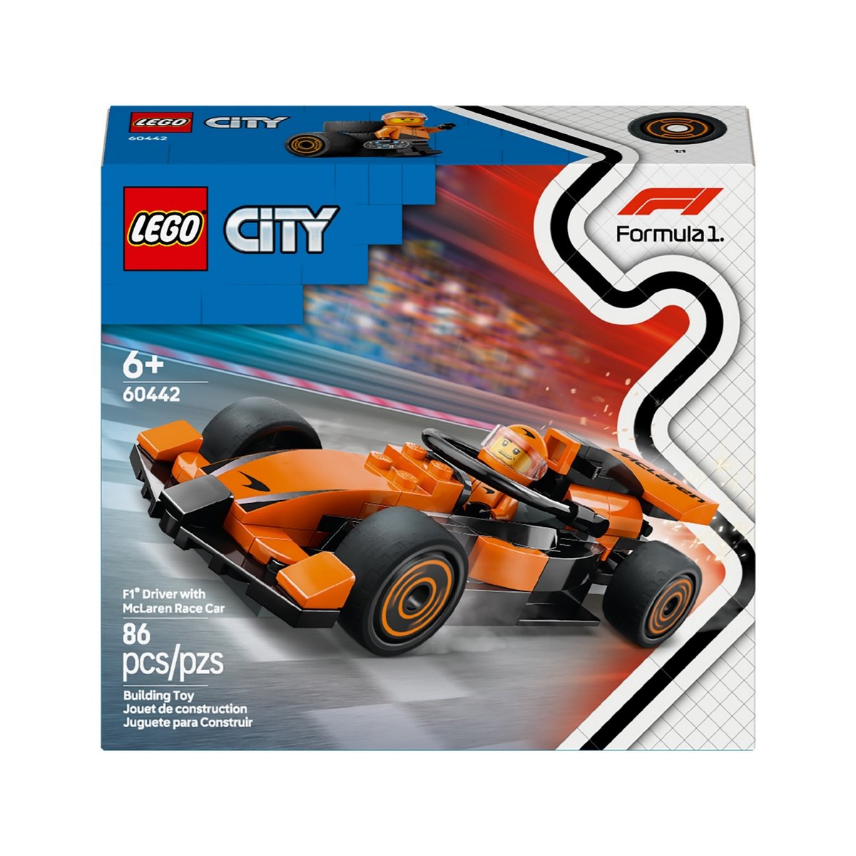 Piloto De F1 Con Auto Mclaren Lego City
