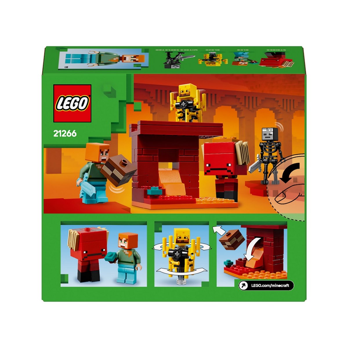 La Batalla De Lava Del Inframundo Lego Minecraft