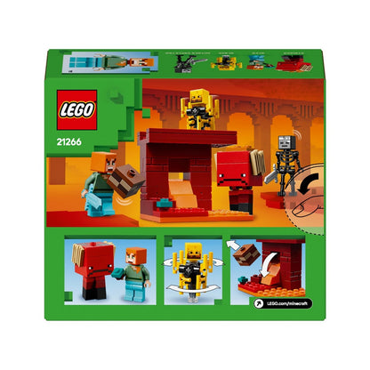 La Batalla De Lava Del Inframundo Lego Minecraft
