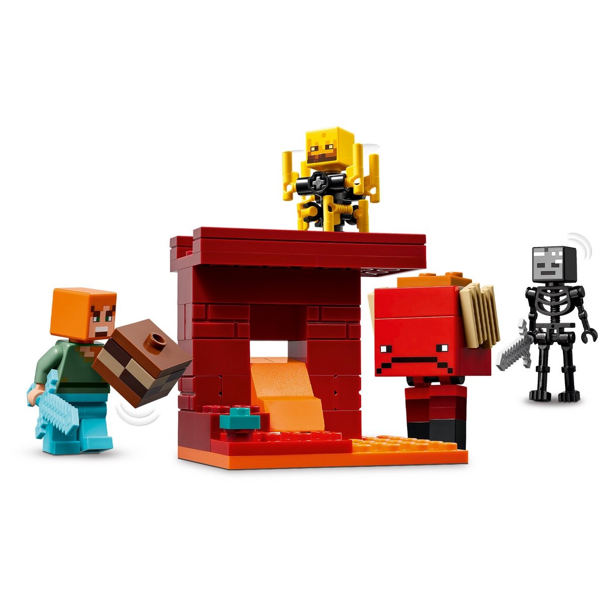 La Batalla De Lava Del Inframundo Lego Minecraft