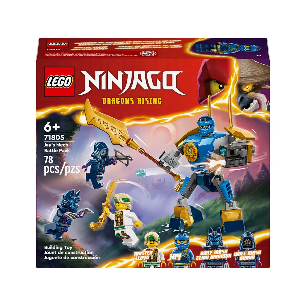 Pack De Combate Armadura De Jay Lego Ninjago